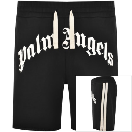Palm Angels Curved Logo Track Shorts Black | Mainline Menswear us